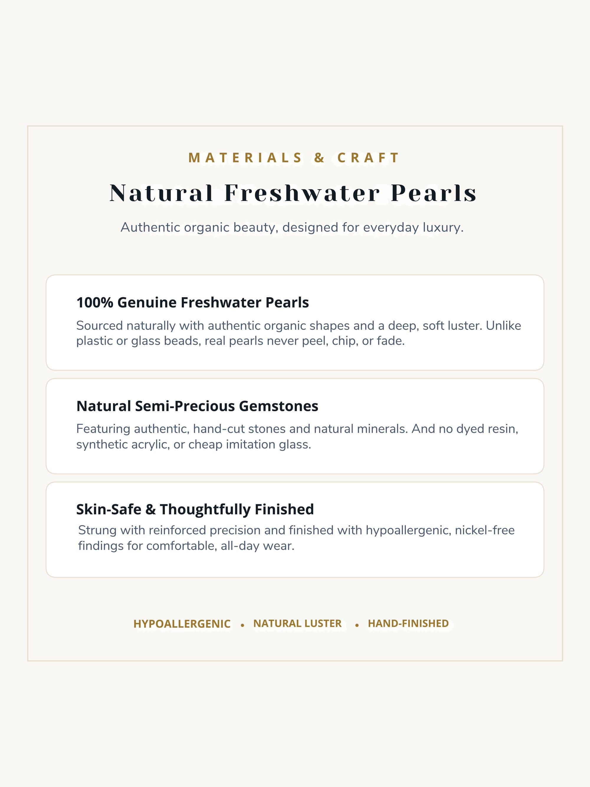 Fish tail pearl necklace - image 3